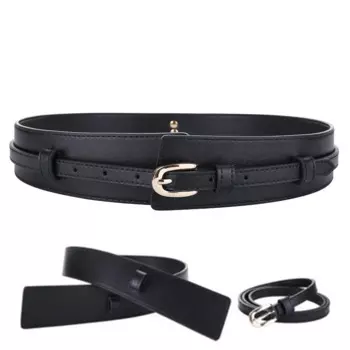 Женский ремень из воловьей кожи, красный широкий ремень с пряжкой с язычком, 95 см, 103 см