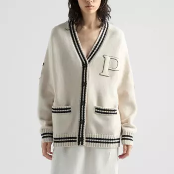 Женский шерстяной кардиган NIGO в стиле колледжа на осень и зиму, Модный повседневный вязаный свитер Ngvp # nigo9246