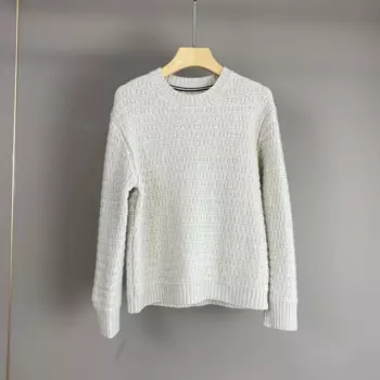 Женский шерстяной кашемировый свитер, осенне-зимний свободный Женский вязаный пуловер с круглым вырезом и длинным рукавом