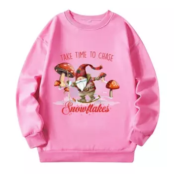 Женский свитшот с принтом в виде Санта Клауса