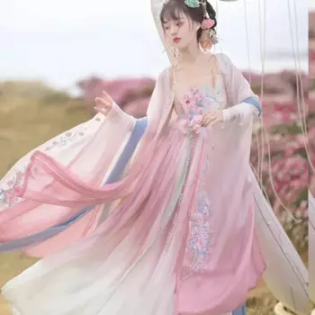 Женский танцевальный костюм Hanfu для взрослых