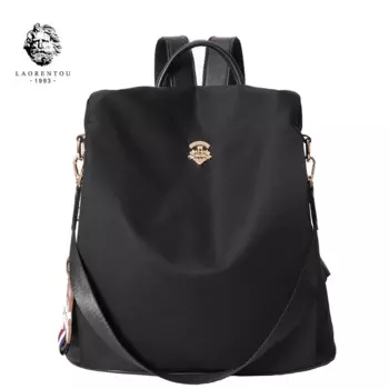 Женский тканевый рюкзак LAORENTOU, наплечная сумка для девочек