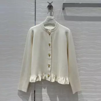 Женский трикотажный джемпер с круглым вырезом, длинным рукавом