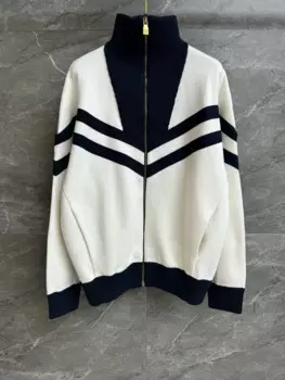 Женский трикотажный кардиган с длинным рукавом, на молнии