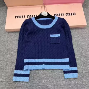 Женский трикотажный пуловер с круглым вырезом, из кашемира и хлопка