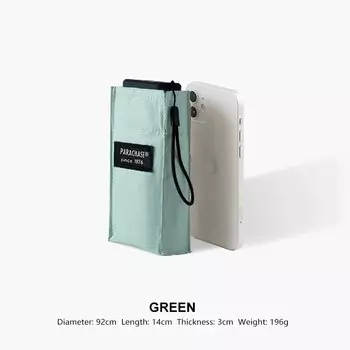 Женский зонт PARACHASE мини складной антиультрафиолетовый