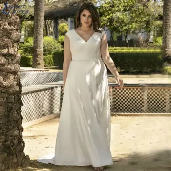 Женское атласное платье с открытой спиной, V-образным вырезомЖенское атласное платье с открытой спиной, V-образным вырезом