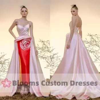 Женское атласное вечернее платье, без рукавов