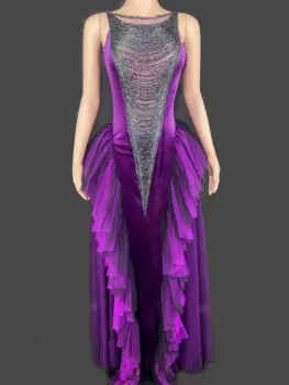 Женское бархатное платье без рукавов, 8 цветов