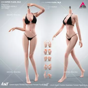 Женское Бесшовное тело с физиологическими деталями ANT T303 1/6, макияж, 12 дюймов, солдатская экшн-фигурка с большой грудью и без съемных ног