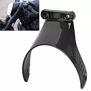 Женское черное крепление на переднюю фару из АБС-пластика для Harley V-Rod Muscle VRSCF 2002-2017