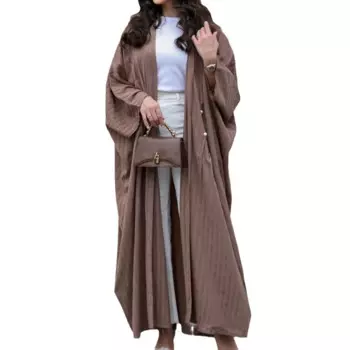 Женское длинное платье с рукавом «летучая мышь»