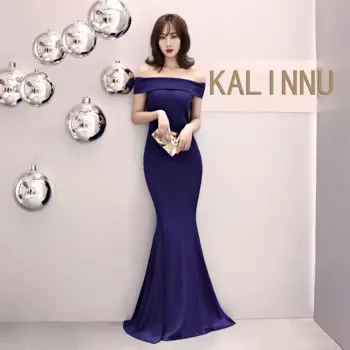 Женское длинное вечернее платье «рыбий хвост»