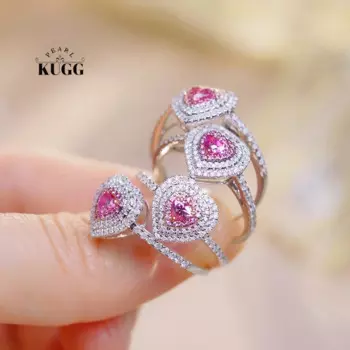 Женское кольцо из белого золота с бриллиантами, 18 К