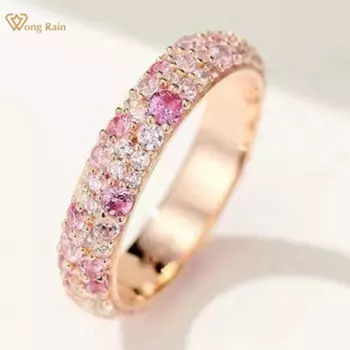 Женское кольцо из серебра 100% пробы с сапфировым камнем