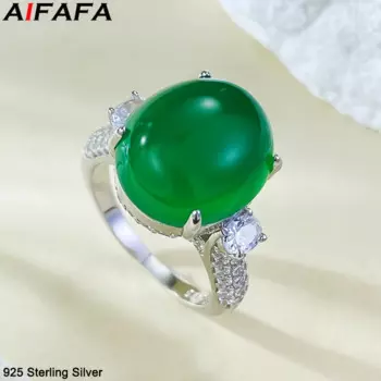 Женское кольцо из серебра 100% пробы, диаметром 12*14 мм