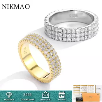 Женское кольцо из серебра 1,5 пробы, с муассанитом, мм