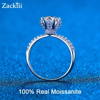 Женское кольцо из серебра, с бриллиантами, 14 к