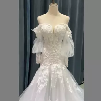 Женское кружевное свадебное платье-Русалка Kisswhite Green