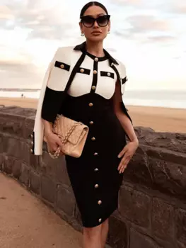 Женское летнее облегающее платье без рукавов