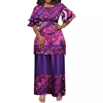 Женское летнее платье-двойка с круглым вырезом, на заказ