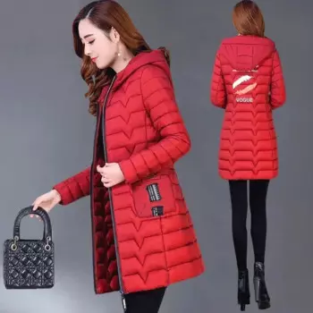 Женское модное зимнее пальто, женская пуховая хлопковая куртка с капюшоном, Женская Повседневная теплая верхняя одежда, куртки, женская черная одежда для девочек, PA1018