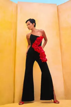 Женское облегающее боди с цветочным принтом, без рукавов