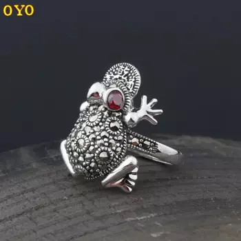 Женское Открытое кольцо на удачу из серебра 100% пробы