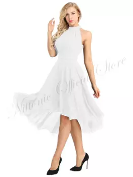 Женское платье без рукавов, до колена