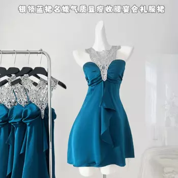 Женское платье без рукавов, с открытыми плечами