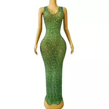 Женское платье без рукавов, с V-образным вырезом