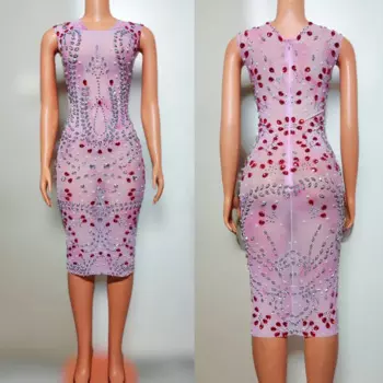 Женское платье для танцев, без рукавов, XS8405