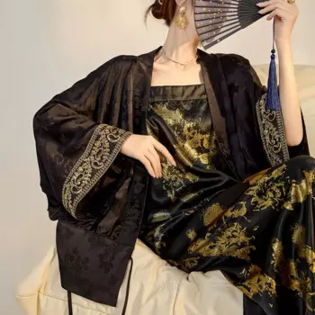 Женское платье-комбинация в китайском стиле