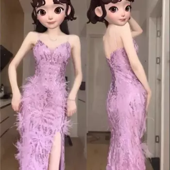 Женское платье на день рождения