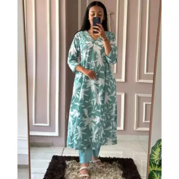 Женское платье-Палаццо из хлопчатобумажной ткани