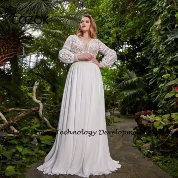 Женское платье с длинным рукавом, с кружевом