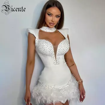 Женское платье с открытой спиной и V-образным вырезом