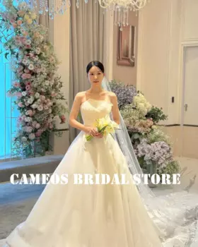 Женское платье с открытыми плечами, из органзы