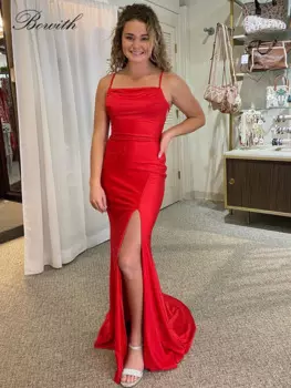 Женское платье с юбкой-годе для выпускного вечера