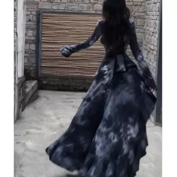 Женское платье с юбкой в стиле ретро