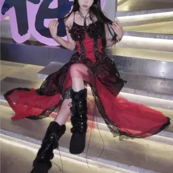 Женское платье-топ в готическом стиле