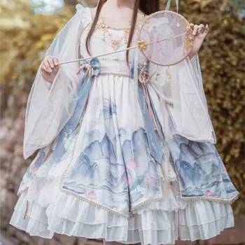 Женское платье в китайском стиле Hanfu