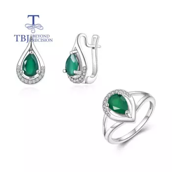 Женское роскошное кольцо и серьги, серебряное Ювелирное Украшение