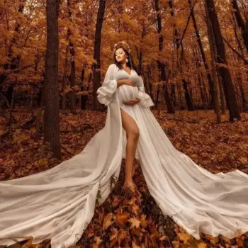 Женское шифоновое платье с разрезом, длинным рукавом и разрезом