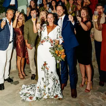 Женское свадебное платье с юбкой годе Cathy, белое шелковое платье с V-образным вырезом и цветочной аппликацией, элегантное вечернее платье с длинным рукавом, 2024