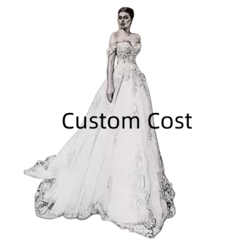 Женское свадебное платье с V-образным вырезом