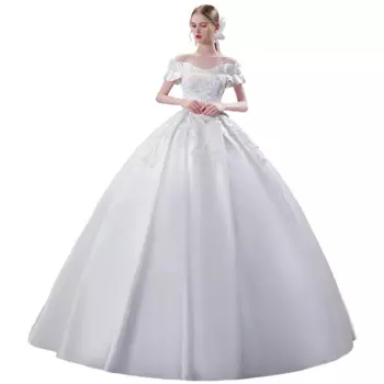 Женское свадебное платье в стиле принцессы