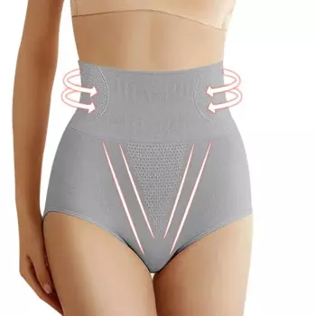 Женское треугольное нижнее белье с завышенной талией, теплые трусики для коррекции живота, хлопковое нижнее белье, женские трусики для коррекции живота