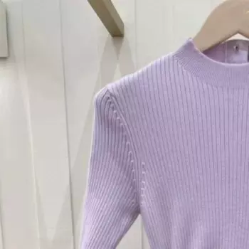 Женское трикотажное платье с круглым вырезом и коротким рукавом