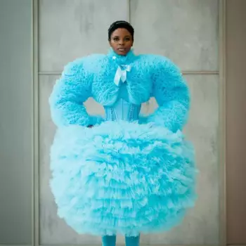 Женское Тюлевое платье средней длины, с пышной юбкой